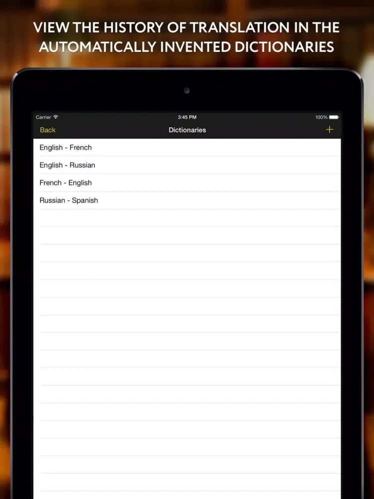 Diglot - EReader Translator for help language learners iPad 应用截图