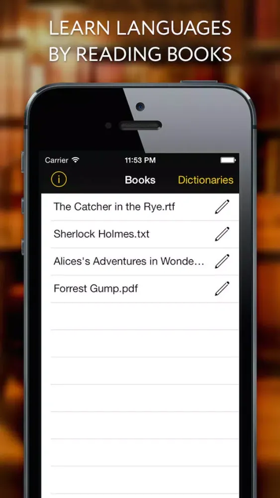 Diglot - EReader Translator for help language learners应用截图