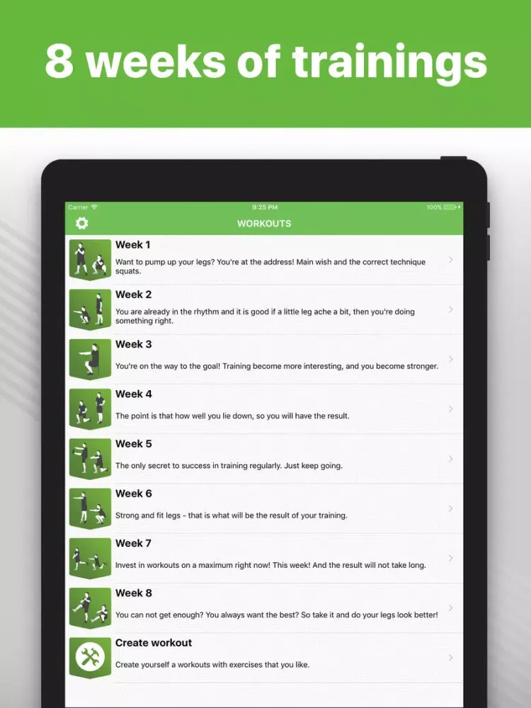 Squats - exercises & training iPad  स्क्रीनशॉट
