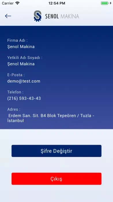 Captures d'écran de Şenol Makina