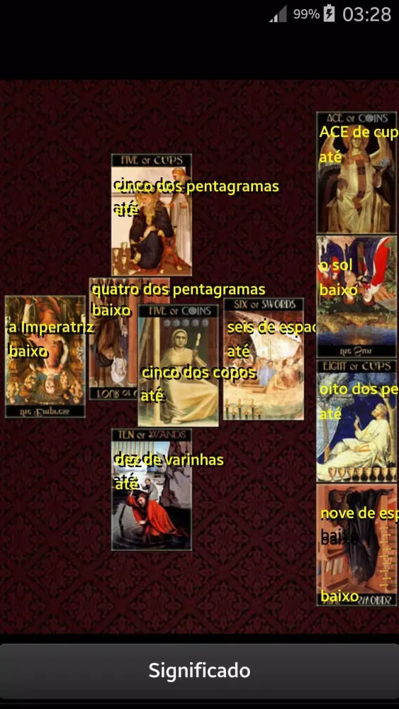 tarot português 스크린샷