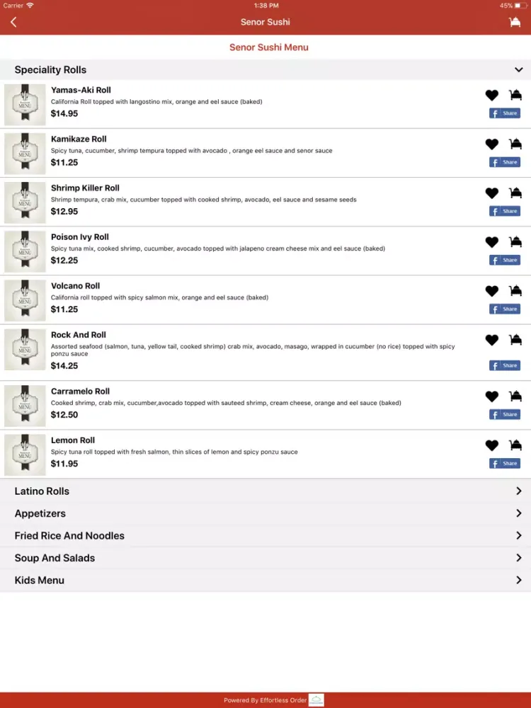 Senor Sushi iPad  Screenshots