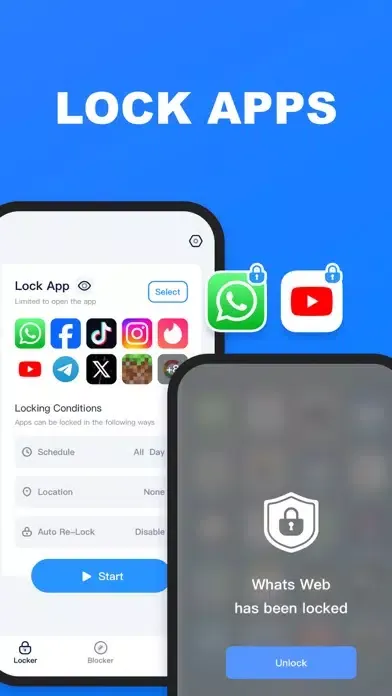 Screenshot di App Locker - Block Apps