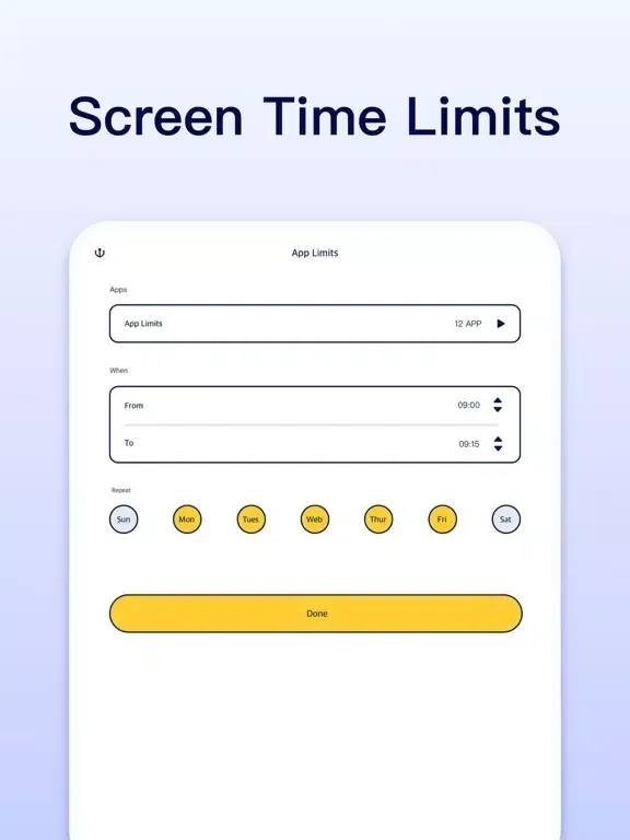 App Locker: Block Apps & Focus iPad 应用截图