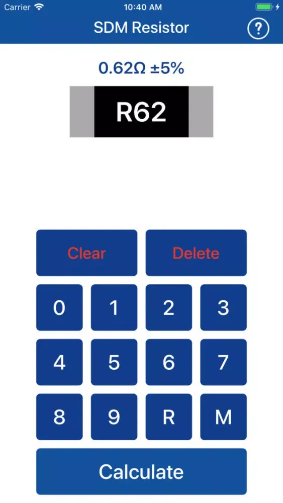 SMD Resistor Calculator Screenshots