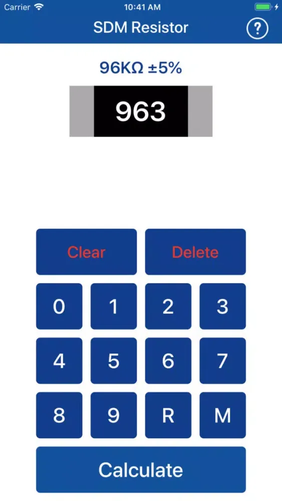 SMD Resistor Calculator Screenshots