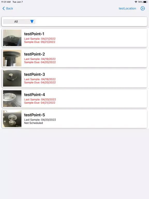 InCTRL Ultrasonic iPad  スクリーンショット