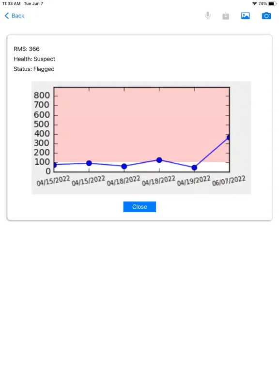 InCTRL Ultrasonic iPad  スクリーンショット