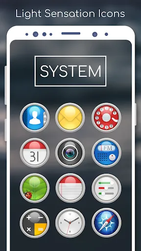 Screenshot di Light Sensation - Icon Pack
