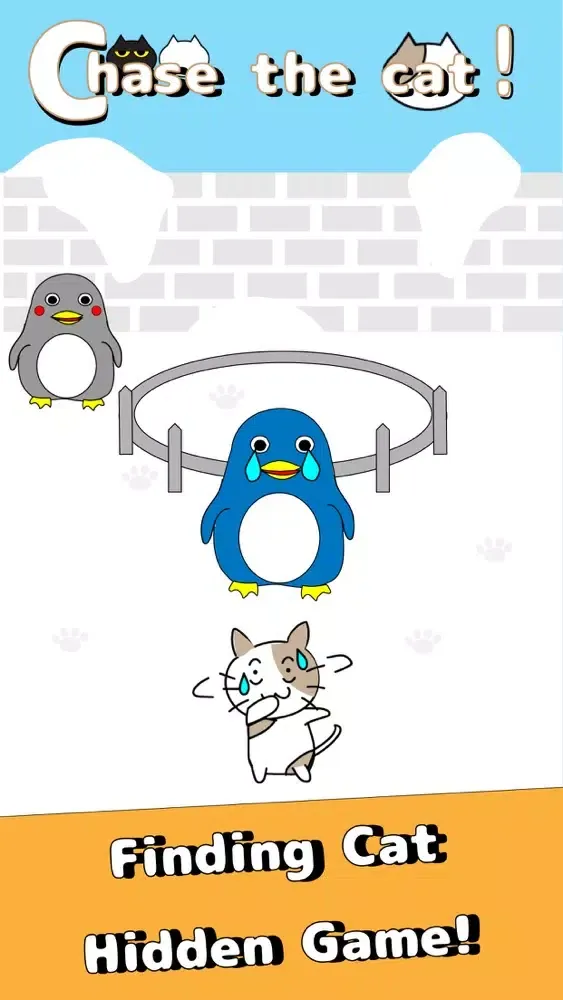 Capturas de tela do Chase The Cat -escape games