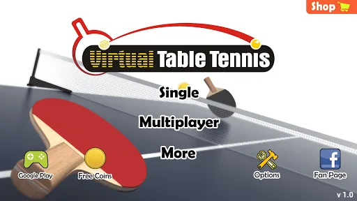 Virtual Table Tennis سکرین شاٹس