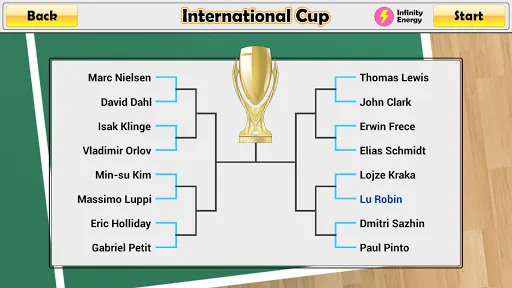 Virtual Table Tennis سکرین شاٹس