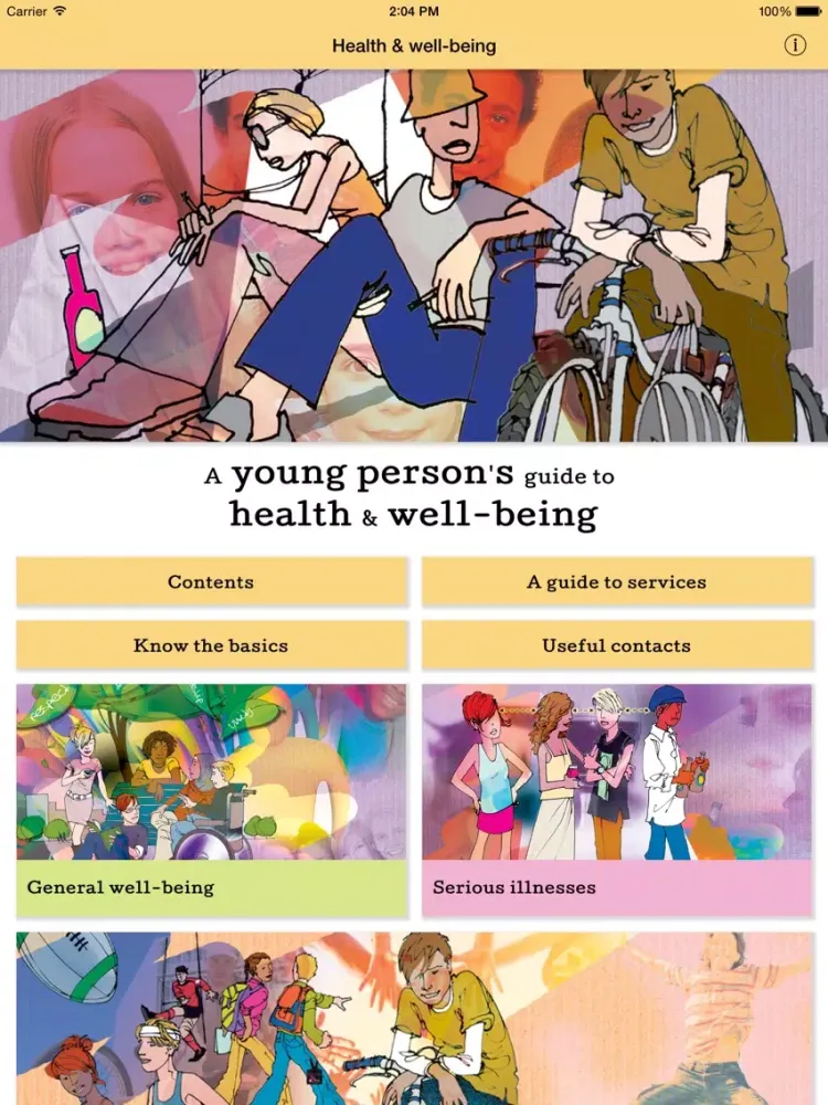St Helens Health Advice for YP iPad 应用截图