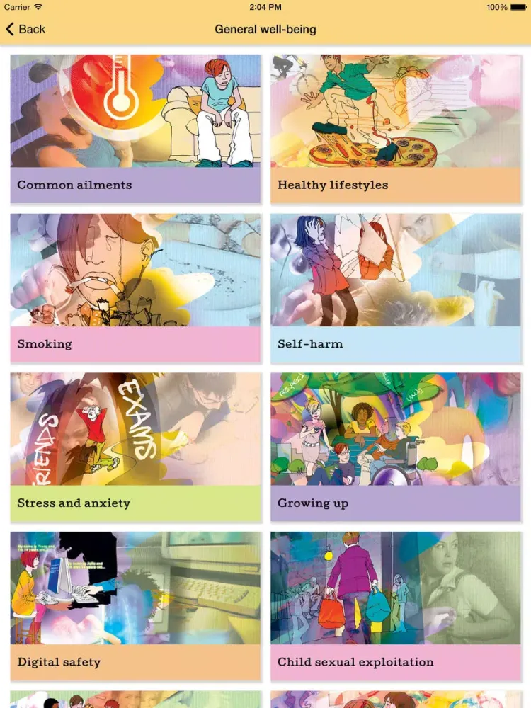 St Helens Health Advice for YP iPad 应用截图