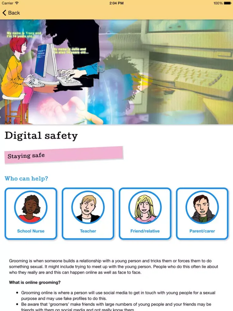 St Helens Health Advice for YP iPad 应用截图