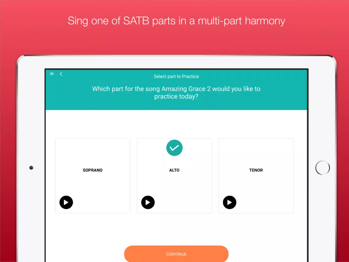Ảnh chụp màn hình của Euphony iPad 