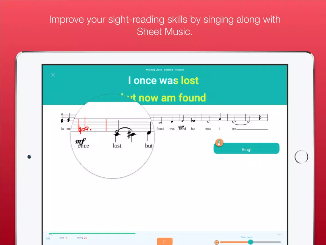 Ảnh chụp màn hình của Euphony iPad 