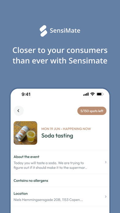 ภาพหน้าจอของ SensiMate