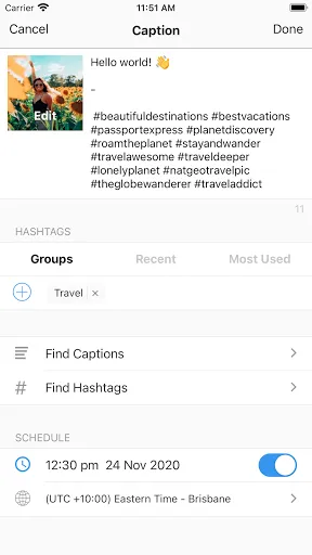PREVIEW - Plan your Instagram Ekran Görüntüleri