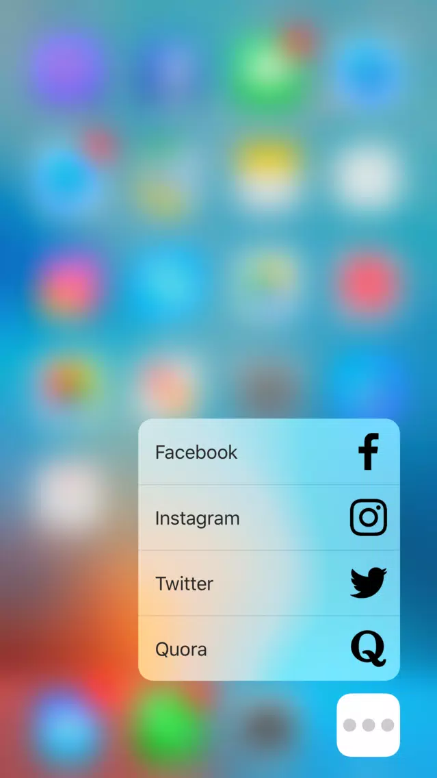 Screenshot di Quicky - Fast app & website launcher with 3D Touch