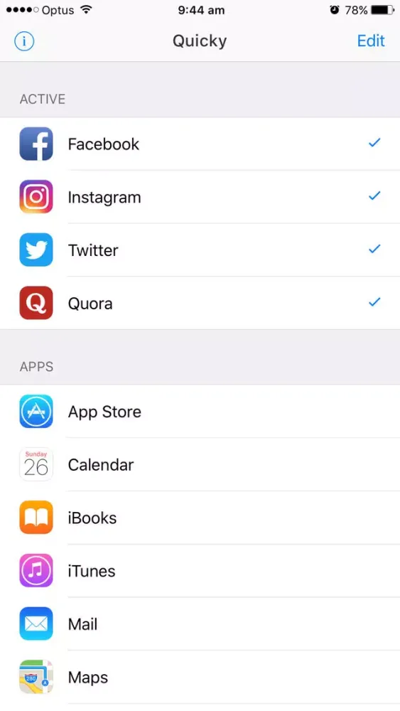 Скриншоты Quicky Pro - Fast app & website launcher, 3D Touch