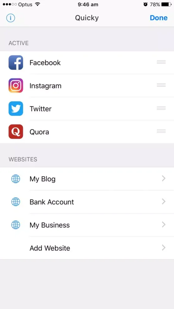 Скриншоты Quicky Pro - Fast app & website launcher, 3D Touch