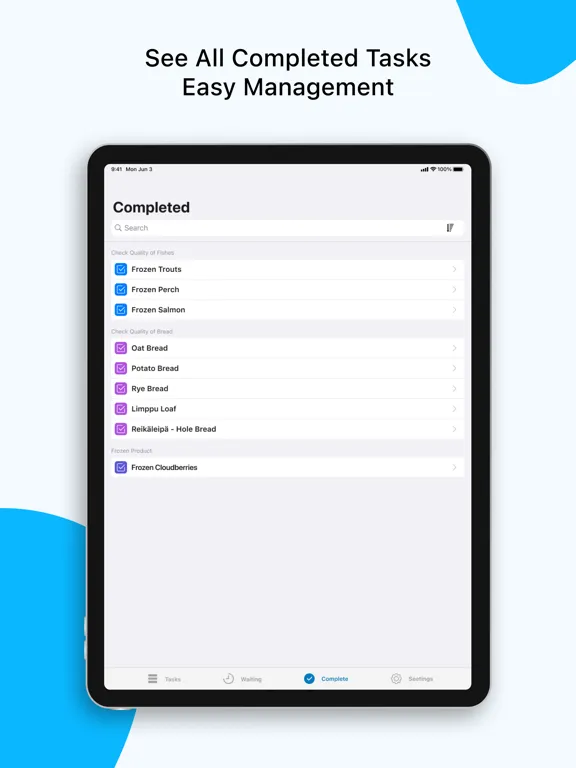 Task Assistant iPad  스크린샷