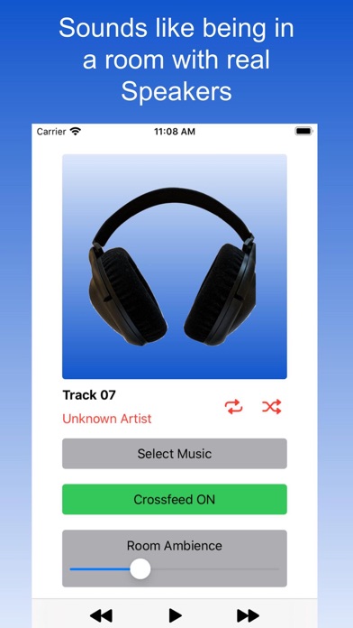 Zrzuty ekranu Headphone Crossfeed