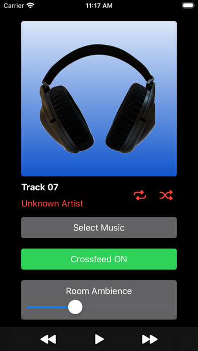 Zrzuty ekranu Headphone Crossfeed