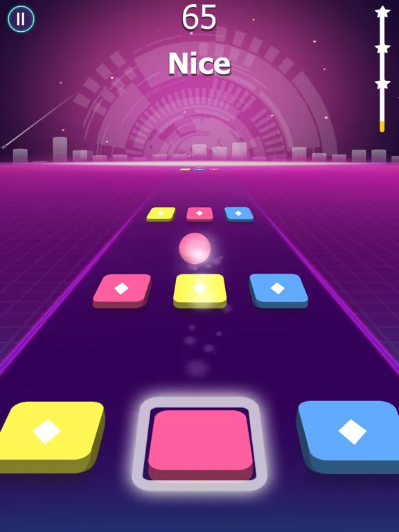 Tangkapan skrin Beat Ball: Dancing Color Hop iPad 