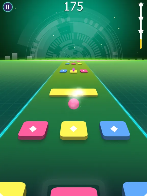 Tangkapan skrin Beat Ball: Dancing Color Hop iPad 