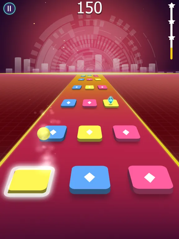 Tangkapan skrin Beat Ball: Dancing Color Hop iPad 