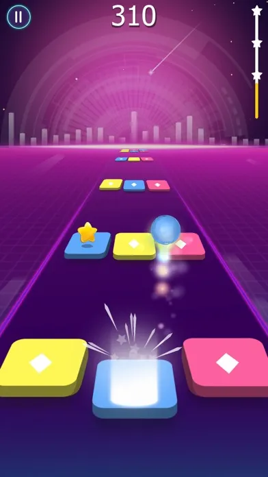 Tangkapan skrin Beat Ball: Dancing Color Hop