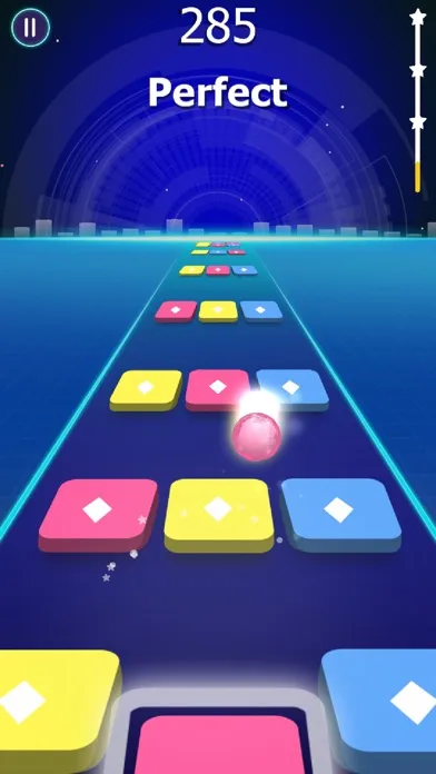 Tangkapan skrin Beat Ball: Dancing Color Hop