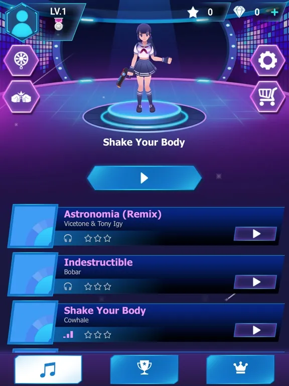 Ảnh chụp màn hình của Dancing Shoot iPad 