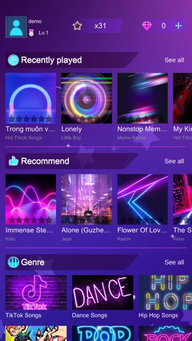 Dream Tiles Piano Screenshots