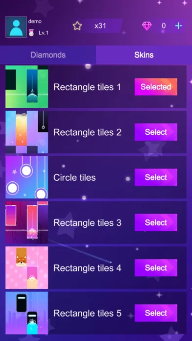 Dream Tiles Piano Screenshots