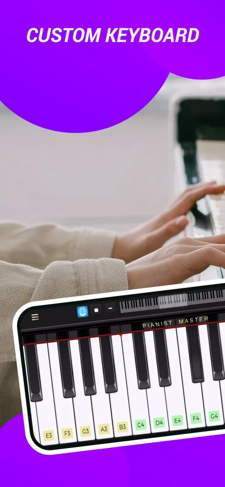 Capturas de tela do Pianist Master