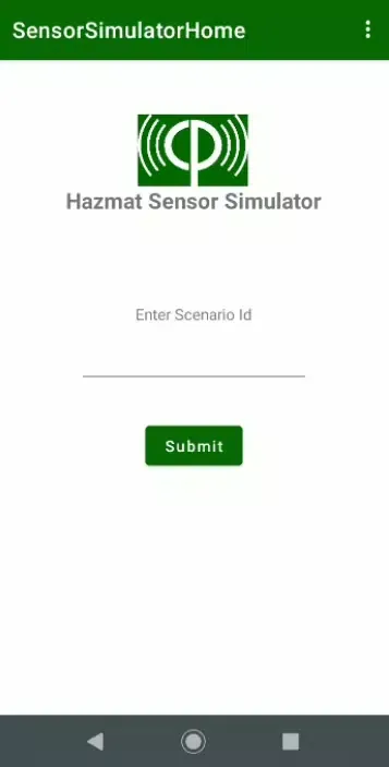 Tangkapan layar Sensor Simulator