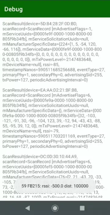 Tangkapan layar Sensor Simulator