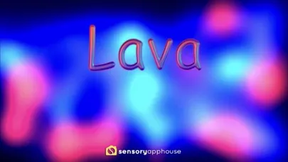 ภาพหน้าจอของ Sensory Lava