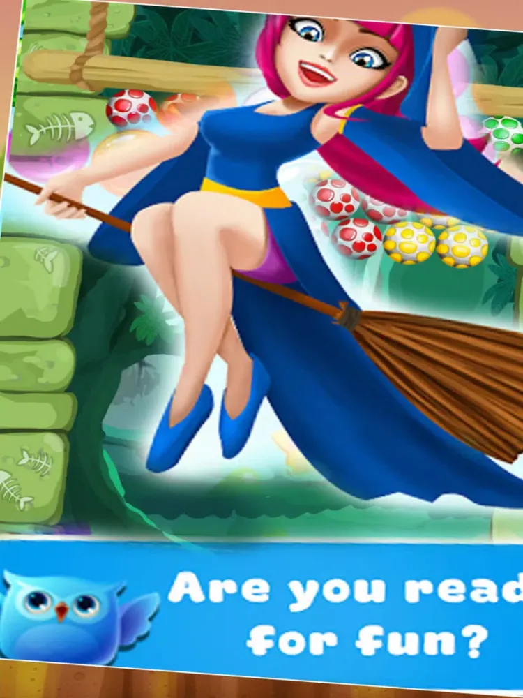 Capturas de pantalla de Witch Bird Eggs Pop: Bubble Shooter iPad 