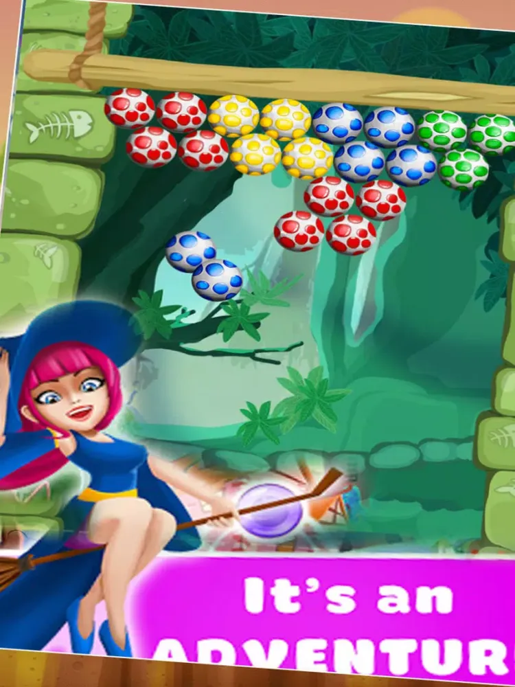 Capturas de pantalla de Witch Bird Eggs Pop: Bubble Shooter iPad 