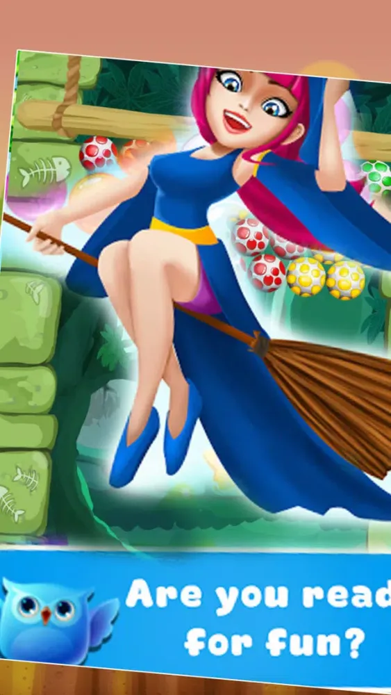Capturas de pantalla de Witch Bird Eggs Pop: Bubble Shooter