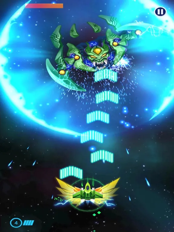 Galaxy Shooter Battle iPad  स्क्रीनशॉट