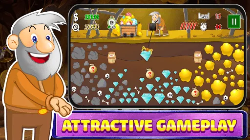 Gold Miner Classic Lite سکرین شاٹس