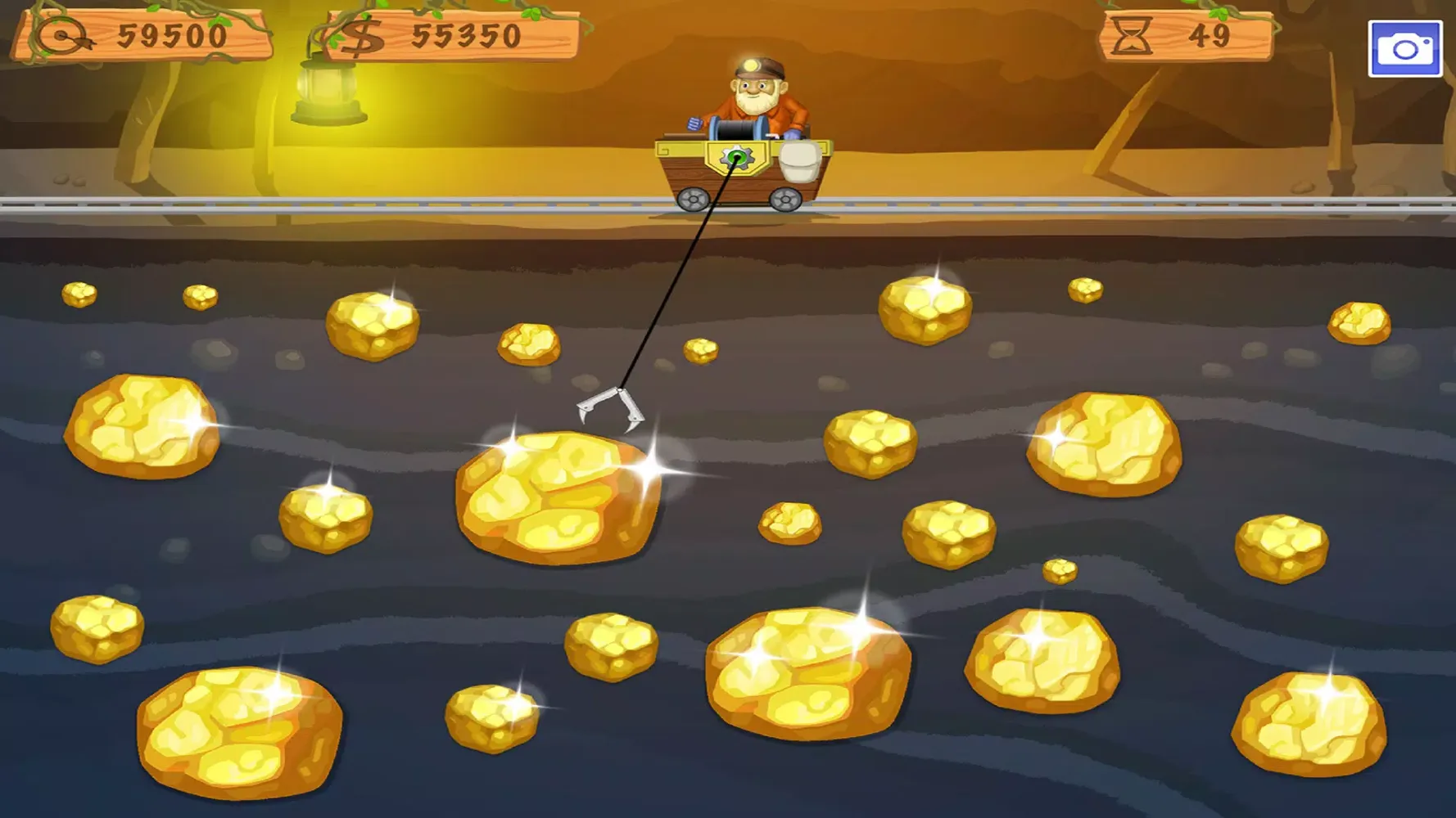 Tangkapan skrin Gold Miner World Tour