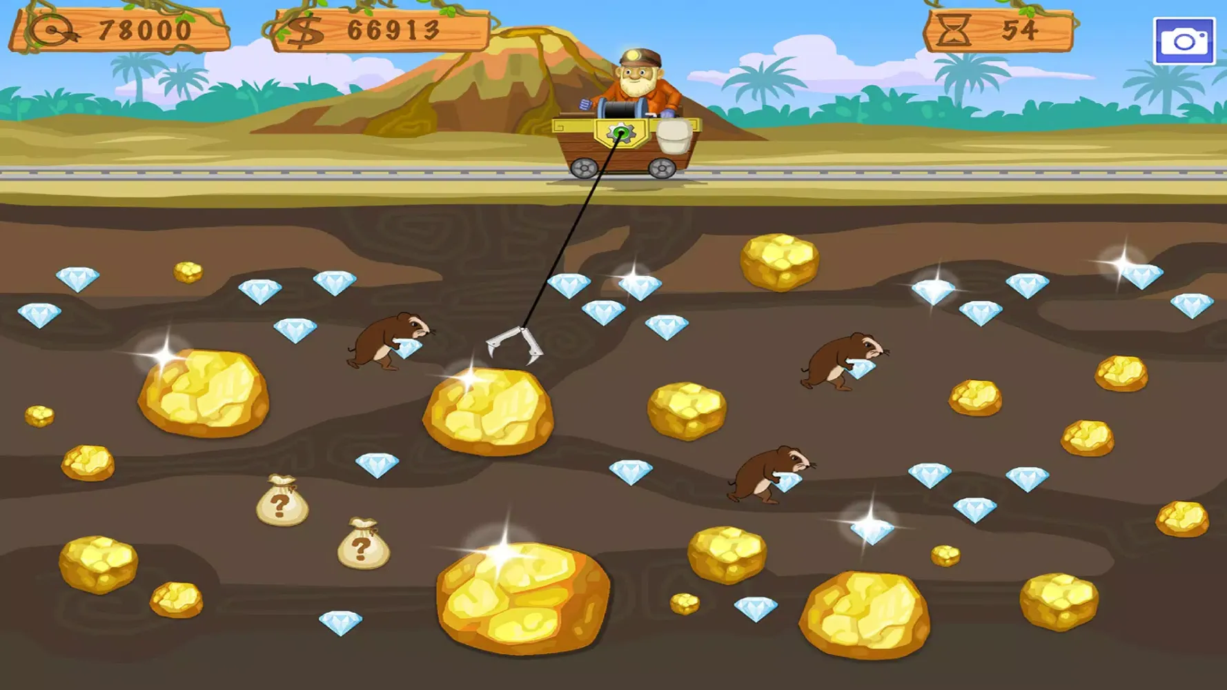 Tangkapan skrin Gold Miner World Tour