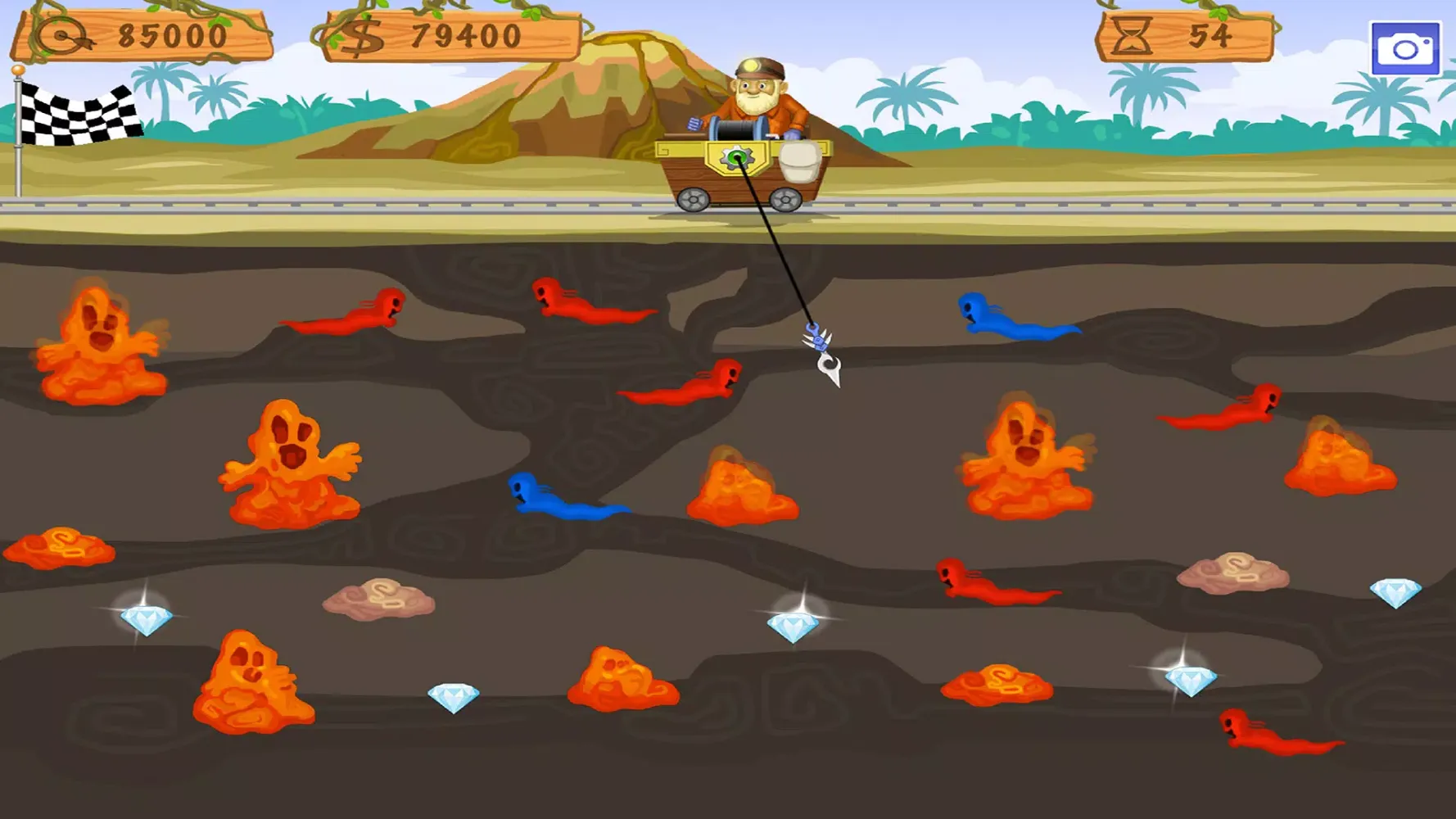 Tangkapan skrin Gold Miner World Tour