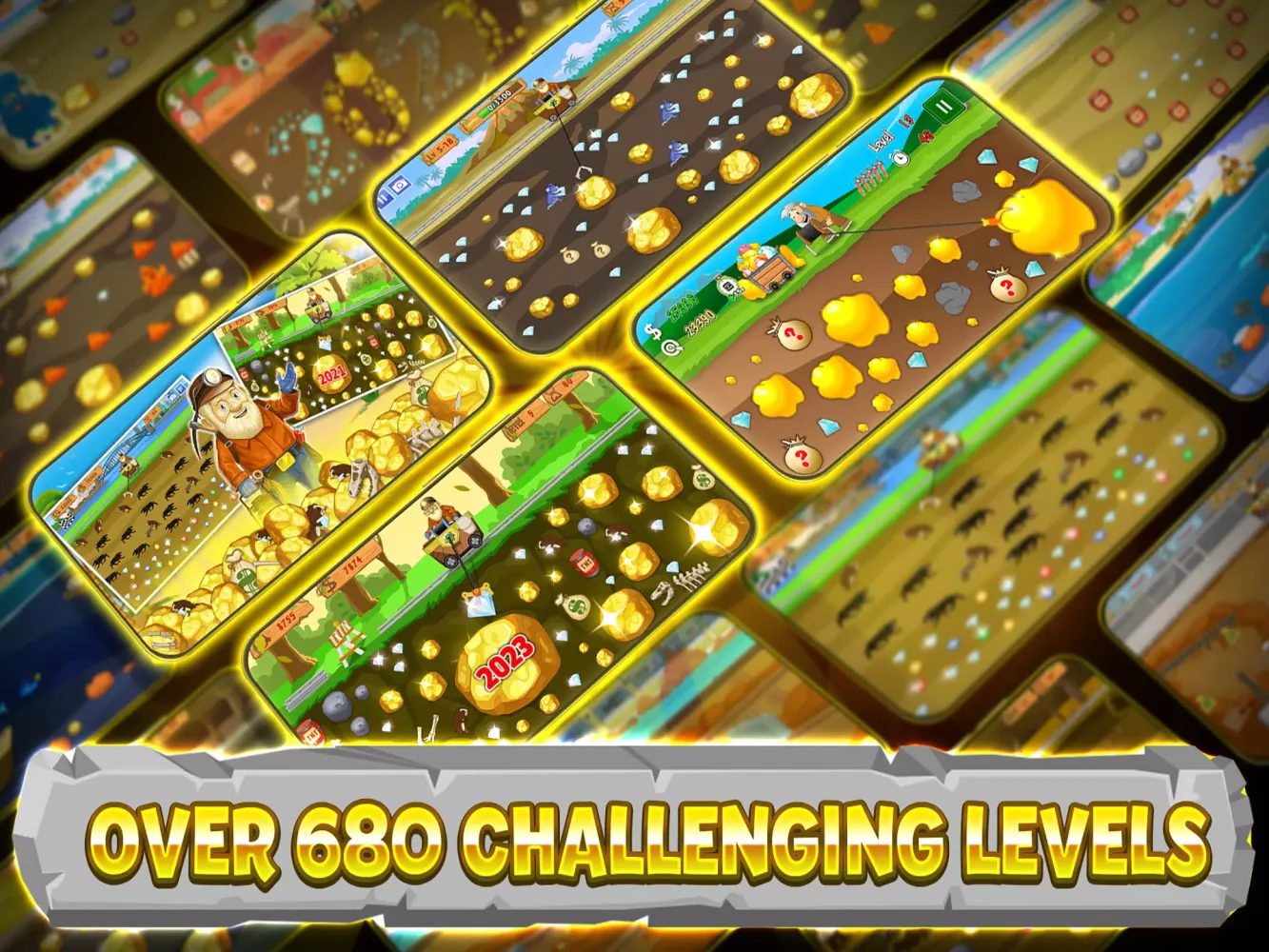 Tangkapan skrin Gold Miner World Tour